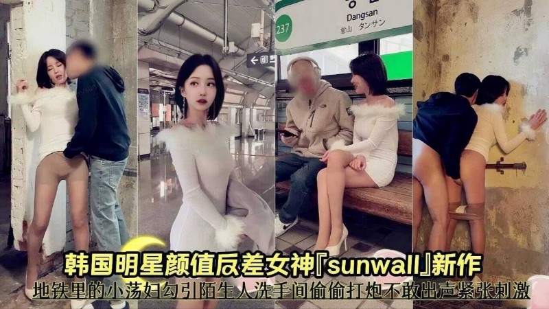 反差母狗Dangsan韓國明星顏值辰差女神sunwaIJ新作地鐵里的小蕩婦勾引陌生